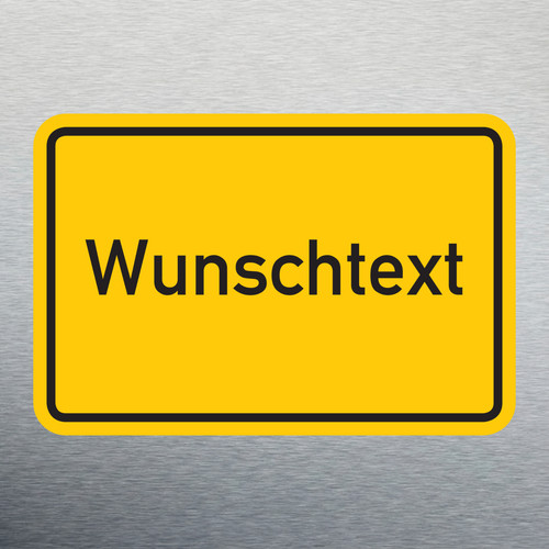 Ortsschild ortstafel - ortsschild,