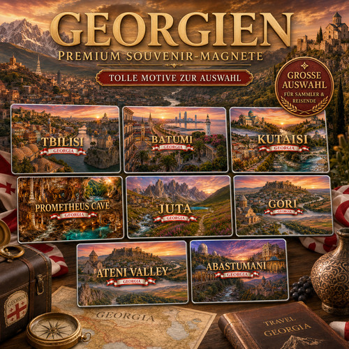 Georgien kühlschrankmagnet - georgien,