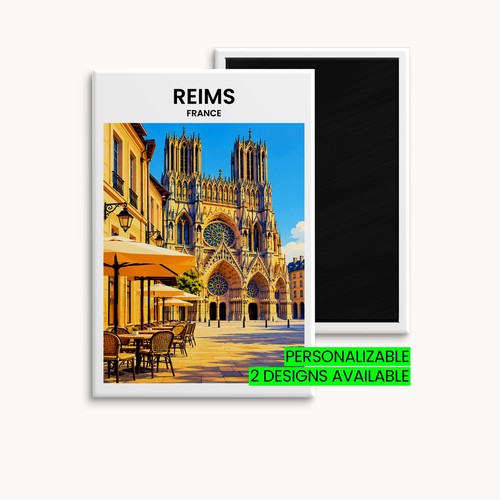 Reims kühlschrankmagnet - reims,