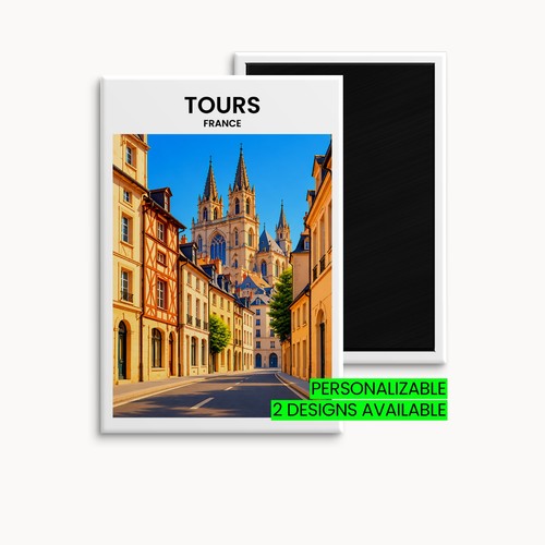 Tours kühlschrankmagnet - tours,