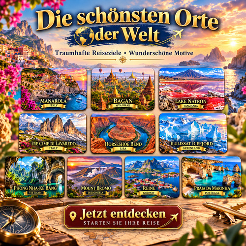 Weltreise kühlschrankmagnet - weltreise,