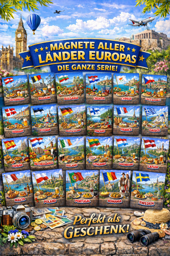 Alle länder europas magnet - europas,