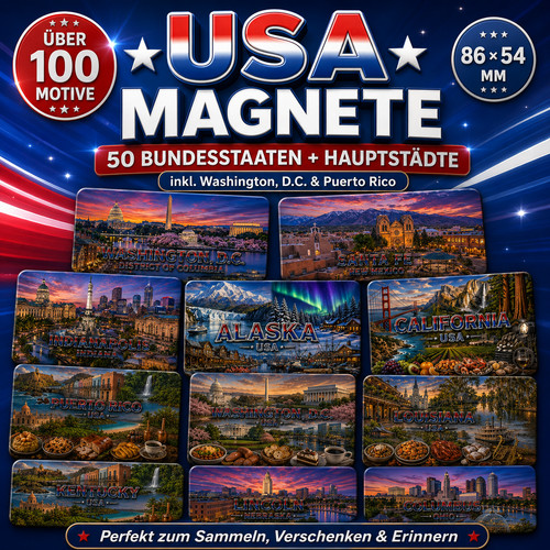 Usa magnet bundesstaaten - 50,