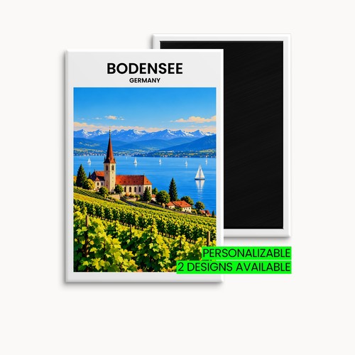 Bodensee kühlschrankmagnet - bodensee,