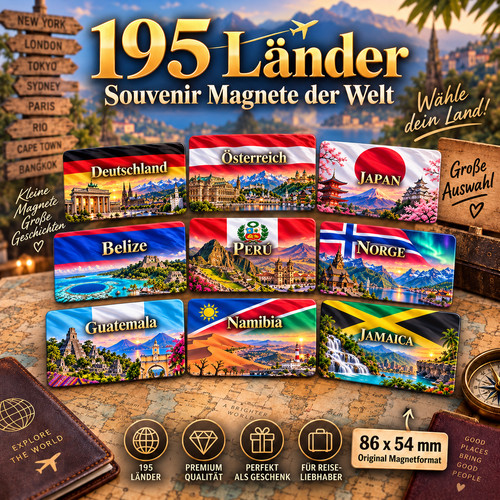 195 länder - 195,