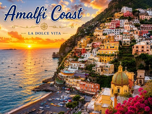 Kühlschrankmagnet amalfi - kühlschrankmagnet,
