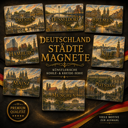 Deutschland städte magnet - städte,