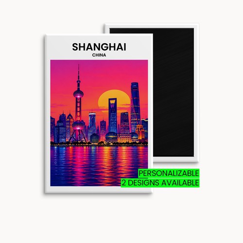 Shanghai kühlschrankmagnet - shanghai,