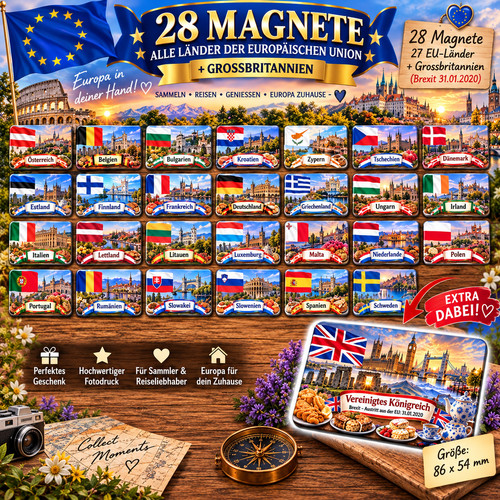 Länder magnete staaten - eu, 27