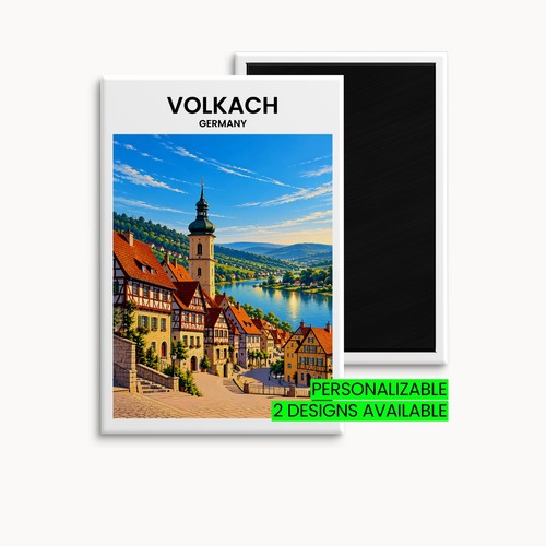 Volkach kühlschrankmagnet - volkach,