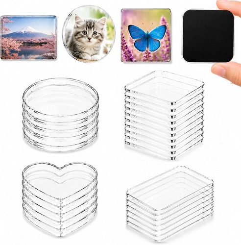 Fotomagnete set acryl - set, selbst
