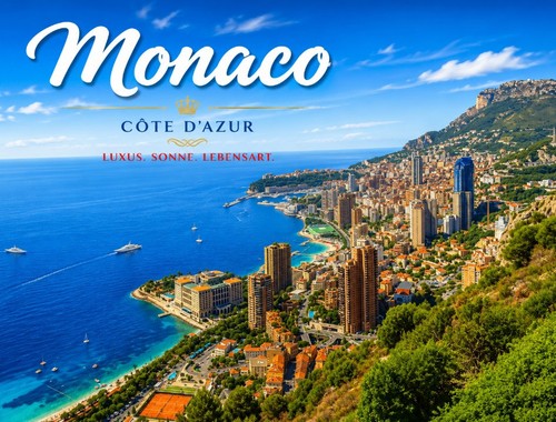 Kühlschrankmagnet monaco - kühlschrankmagnet, –