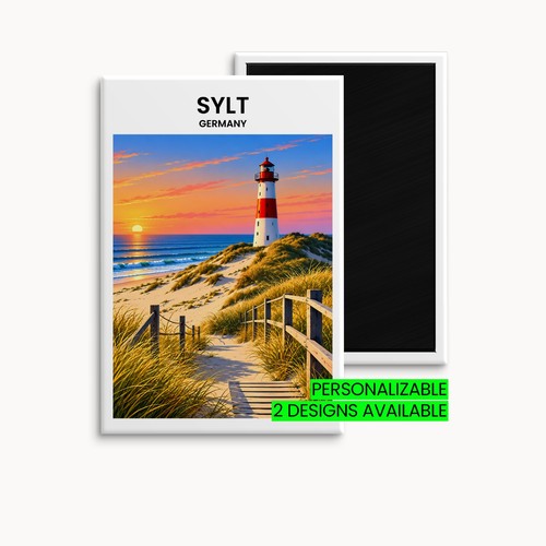 Sylt kühlschrankmagnet - sylt,