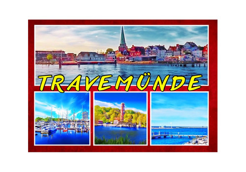 Travemünde kühlschrankmagnet - travemünde,