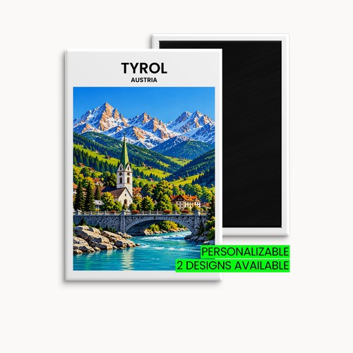 Tirol kühlschrankmagnet - tirol,
