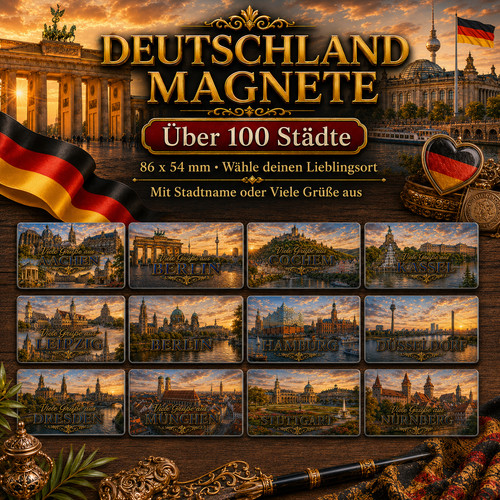 Deutschland städte magnet - deutschland,