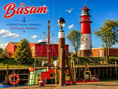 Kühlschrankmagnet büsum - kühlschrankmagnet,