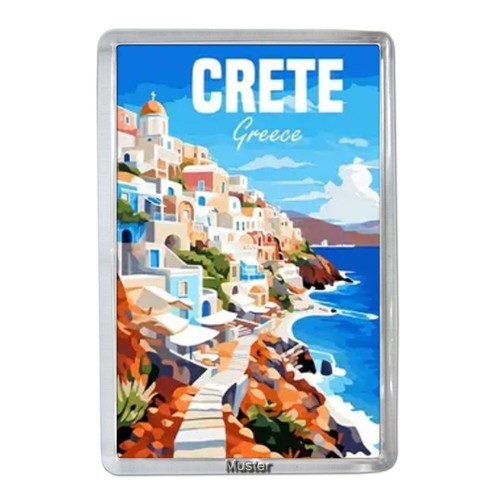 Souvenir foto magnet crete - foto,