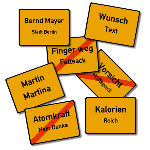 Ortsschild als