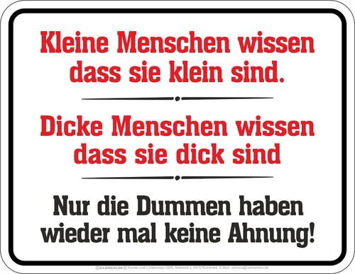 Kühlschrankmagnet-Schild